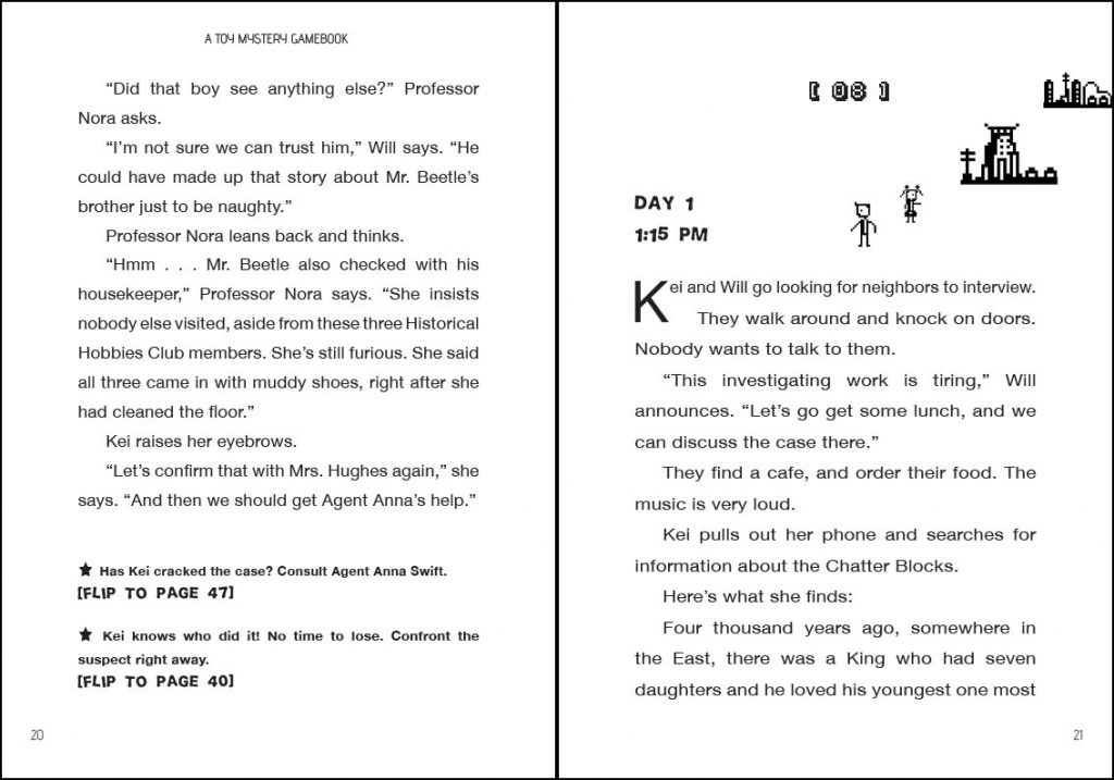 TOY MYSTERY The Secret of the Chatter Blocks Gamebook News